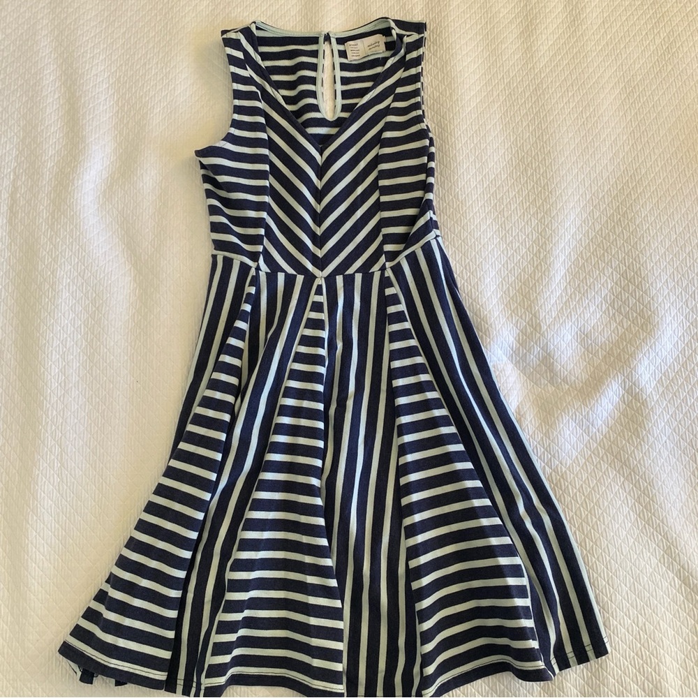 Saturday/Sunday A-line Striped Dress